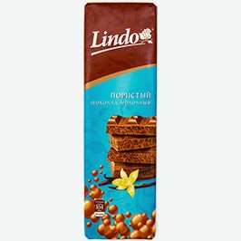 Шоколад Линдо, Молочный, Пористый, 180 Г