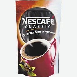 Кофе Нескафе Классик, Растворимый, 130 Г