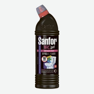 Чистящее средство Sanfor Special Black для сантехники, флакон, 750 л