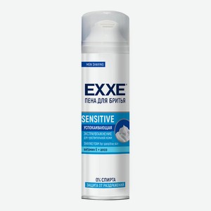 Пена для бритья EXXE Sensitive успокаивающая для чувствительной кожи, 200 мл