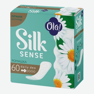 Прокладки ежедневные Ola! Silk Sense Daily Deo Солнечная ромашка, 60 шт