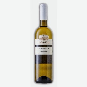 Вино  Бадагони , цинандали, белое сухое, 13%, 0,75 л
