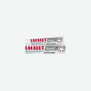 Lacalut Зубная паста Basic White Бейсик Уайт 75 мл