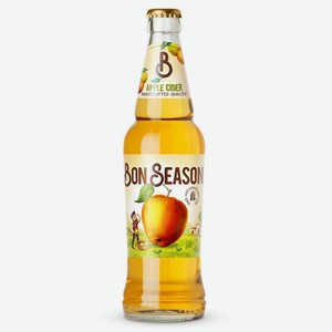 Сидр Bon Season яблоко 4.5%, 0.4 л