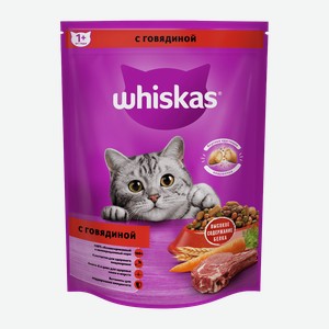 Корм для кошек Whiskas Паштет с говядиной, 800 г