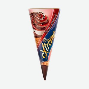 БЗМЖ Мороженое Extreme Вишня-Шоколад 73г рожок