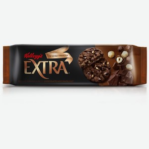 Печенье-гранола Kellogg s Extra с шоколадом и фундуком, 150 г