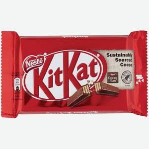 Шоколад KitKat молочный с хрустящей вафлей, 41.5г
