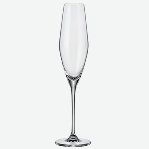 Бокал Bohemia Crystal Loxia для шампанского 6 штук, 210мл