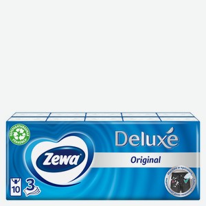 Платки носовые Zewa Deluxe, 10шт