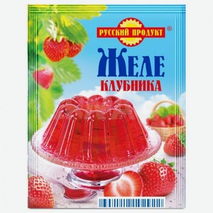 Желе Русский продукт со вкусом клубники, 50 г