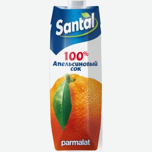 Сок Santal Апельсин с мякотью, 1 л, тетрапак