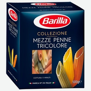 Макароны Barilla Collezione Mezze Penne Tricolore перья с томатами и ...