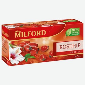 Чай красный Milford Rosehip в пакетиках, 40 г