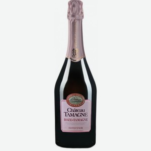Вино Игристое Сhateau Tamagne Роза Тамани розовое полусухое, 0.75 л 