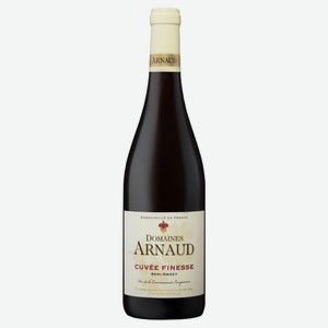 Вино красное Domaines Arnaud Cuvee Finesse полусладкое 11.5%, 0.75 л