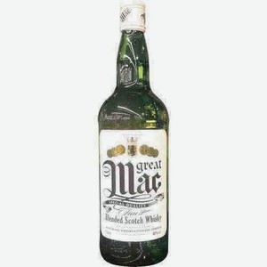 Виски Шотландский Грэйт Мак 40% 1л