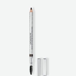 Diorshow Crayon Sourcils Poudre Карандаш для бровей с точилкой 032 Темно-Каштановый