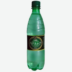 Вода минеральная Рычал Су газированная, 0.5 л, пластиковая бутылка