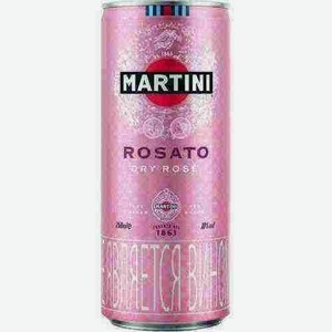 Напиток Винный Газированный Мартини Розато 10% 0,25л