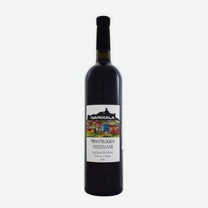 Вино Нарикала Пиросмани Красное Полусухое 12,5% 0,75л