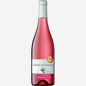 Вино Серрай Сира Розе Розовое Сухое 11,5% 0,75л