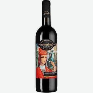 Вино Мамико Алазанская Долина Красное Полусладкое 12% 0,75л