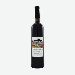 Вино Нарикала Алазанская Долина Красное Полусладкое 12% 0,75л