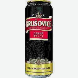 Пиво Крушовице Темное 4,1% 0,43л Ж/б