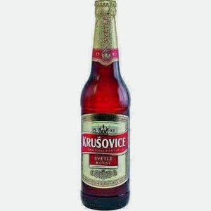 Пиво Крушовице Светлое 4,2% 0,45л Стекло