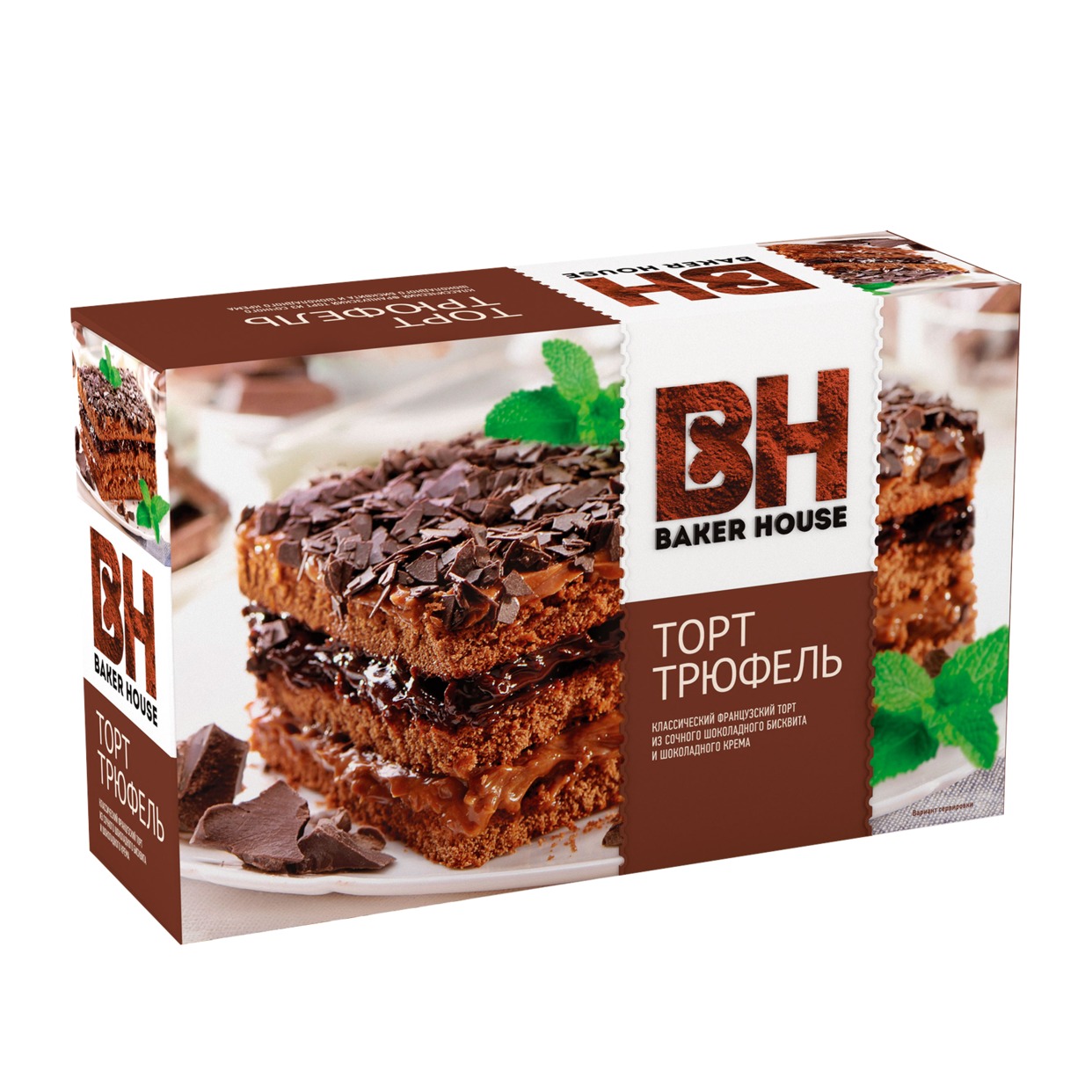 Торт трюфель ТМ Baker House (Бэйкер Хаус) 350 г в магазине Пятёрочка ...