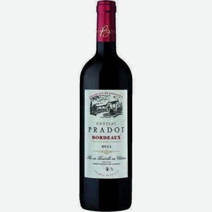 Вино Шато Прадо Красное Сухое 13% 0,75л
