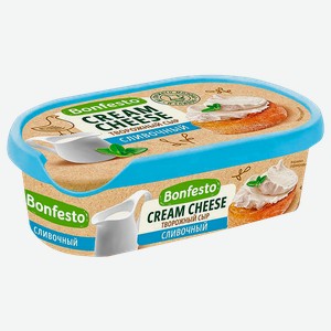 Сыр BONFESTO Крем чиз сливочный 65%, 140г