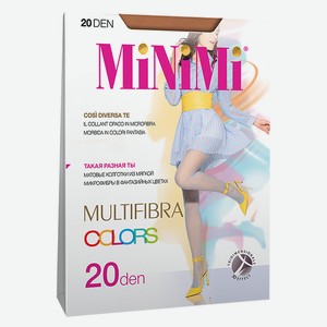 Колготки женские Minimi MULTIFIBRA COLORS 20 - Terracotta, без дизайна, 4