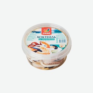Коктейль из морепродуктов ОКЕЙ в масле 180г