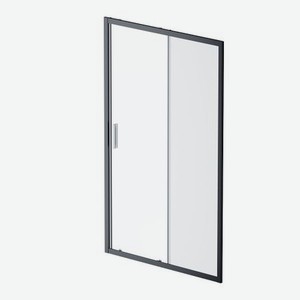 Дверь душевая 120х195 AM.PM Gem Solo W90G-120-1-195BM, стекло матовое, профиль черный матовый