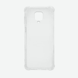 Чехол силиконовый противоударный Alwio для Xiaomi Redmi Note 9 прозрачный