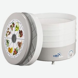 Сушилка для овощей и фруктов Ротор Дива СШ-007-06 (5 поддонов) белый