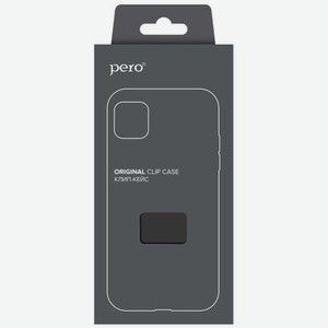 Клип-кейс PERO софт-тач для Xiaomi Redmi 10 черный