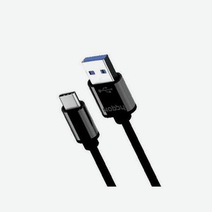 Дата-кабель Nobby Comfort Type C - USB 3.0 - , 2.1A, 1 м, черн. (0204NB-014-001)