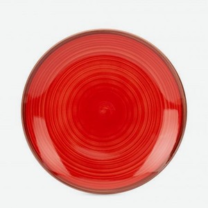 Тарелка обеденная Fioretta Wood Red TDP490 27см