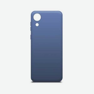 Чехол BoraSCO Microfiber Case для Samsung Galaxy A03 Core синий