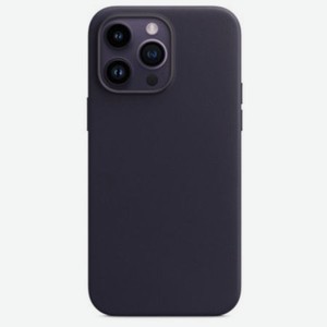 Чехол защитный Red Line для iPhone 14 Pro, для MagSafe, кожаный, темно-синий