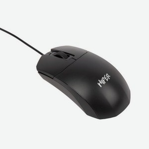 Мышь HIPER OM-1900, USB, 1000dpi, 3but, 1.5m, black