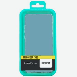 Чехол BoraSCO Microfiber Case для Infinix Note 12 голубой