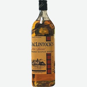 Виски Маклинтокс Экстра Спешл 3 года 40% 1л /Шотландия/