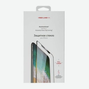 Защитное стекло Red Line Corning Full Screen для Apple iPhone 12 Pro Max, чёрная рамка