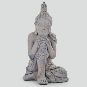 Фигура садовая Fujian jinda crafts Будда сидящий 34х29х56 см