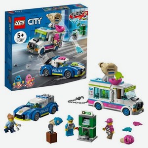 Конструктор Lego CITY Погоня полиции за грузовиком с мороженым