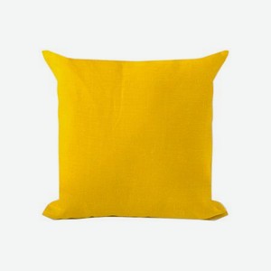 Декоративная подушка Linen Love Золотые искры жёлтая 45х45 см